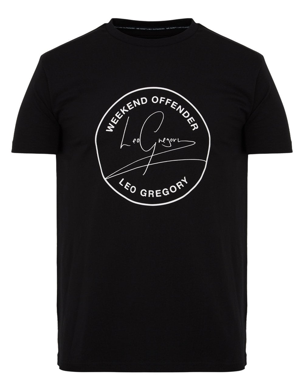 Weekend Offender Leo Gregory T-Shirt Schwarz