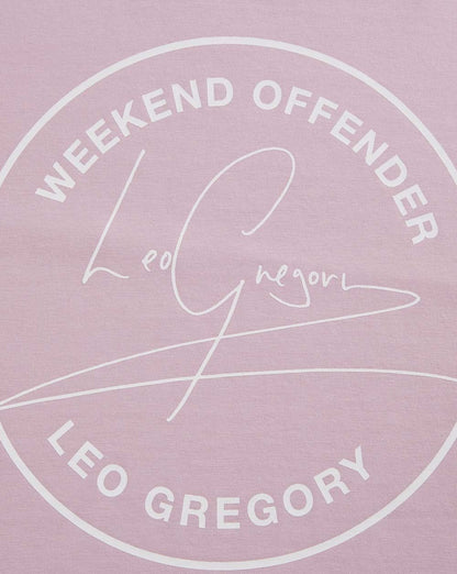 Weekend Offender Leo Gregory T-Shirt Lila