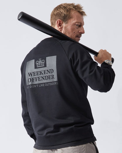 Weekend Offender Leo Gregory Sweatshirt Schwarz