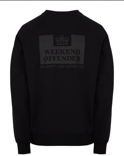 Weekend Offender Leo Gregory Sweatshirt Schwarz