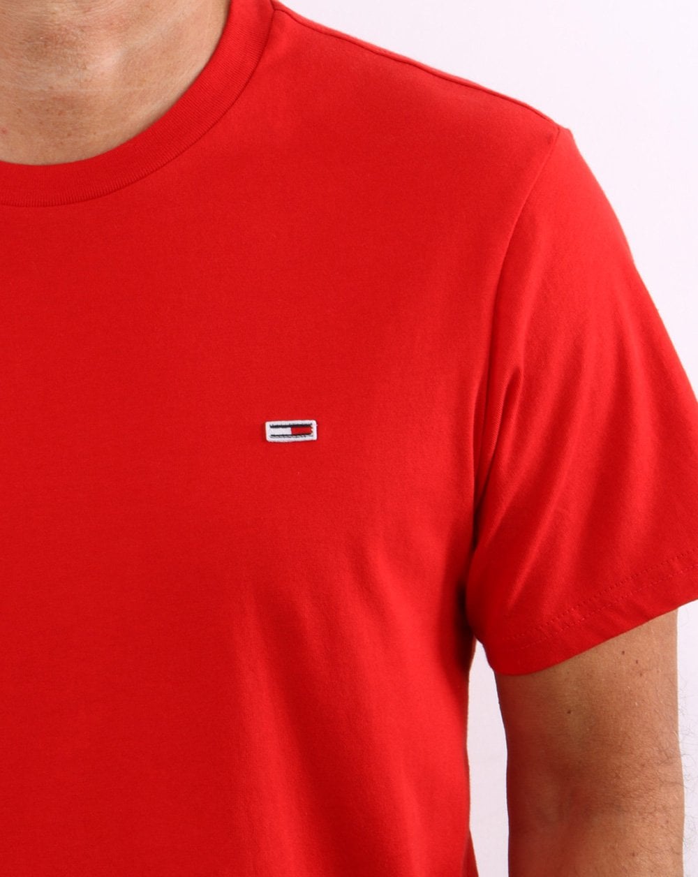 Tommy Jeans T-Shirt Rot