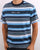 Tommy Hilfiger Multi Stripe T-shirt Twilight Navy