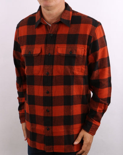 Levi's – Classics Worker Check-Hemd in Burnt Orange