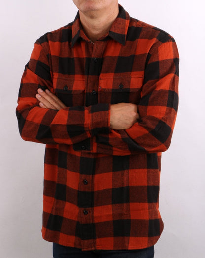 Levi's – Classics Worker Check-Hemd in Burnt Orange