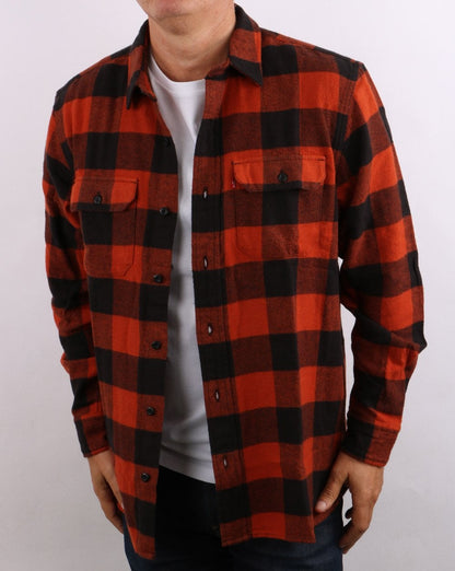 Levi's – Classics Worker Check-Hemd in Burnt Orange