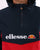 Ellesse Quarter Zip Jacket Navy/Red