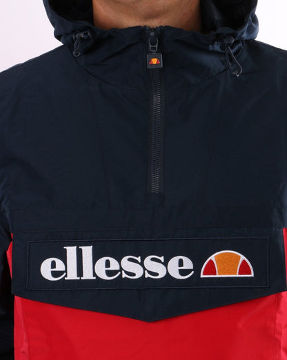Ellesse – Jacke mit Viertelreißverschluss, Marineblau/Rot