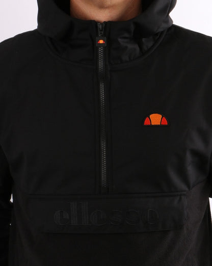 Ellesse – Freccia – Fleece-Overhead in Schwarz