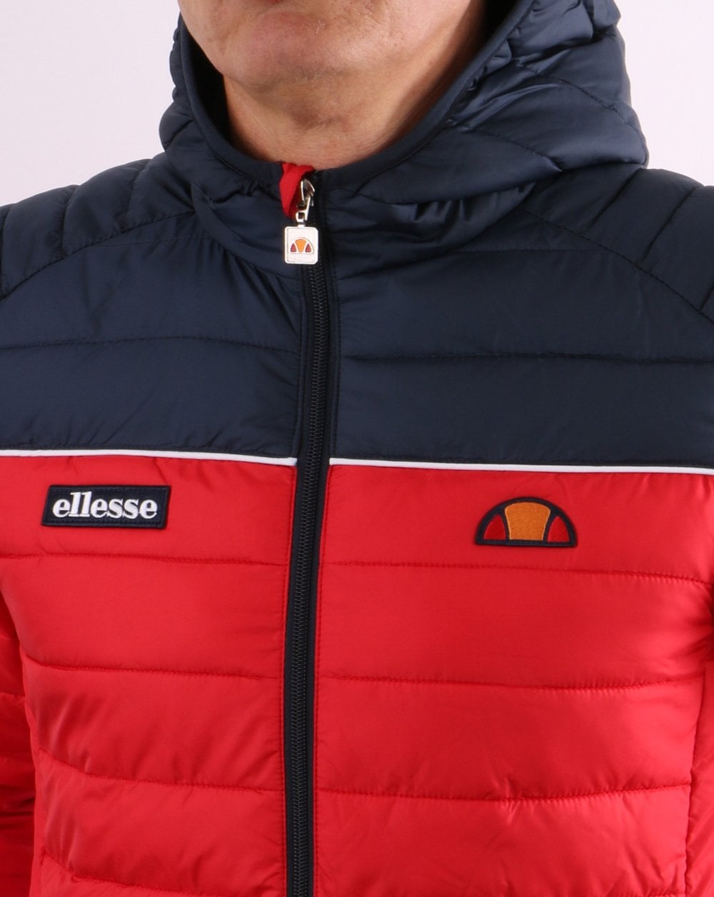 Ellesse Lombardy Jacke Rot/Marineblau