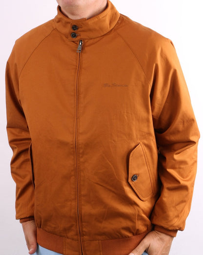Ben Sherman Harrington-Jacke Bronze