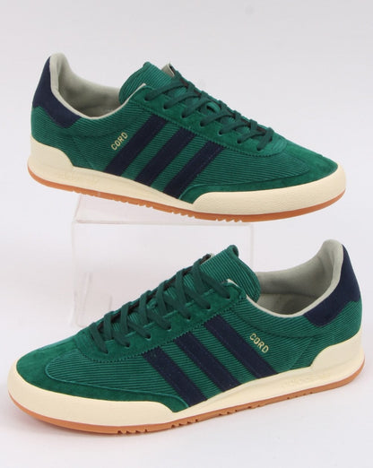 Adidas Cord-Sneaker Grün/Marineblau