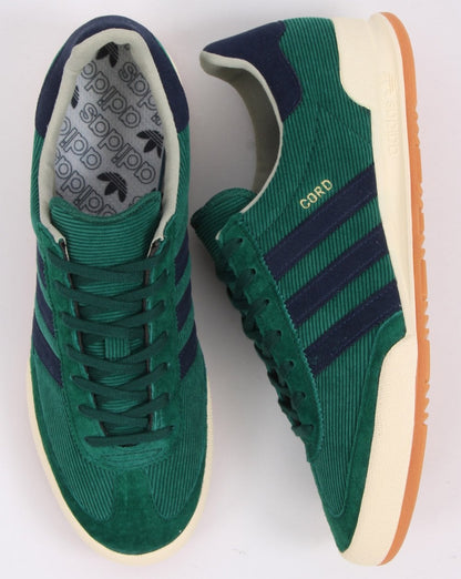 Adidas Cord-Sneaker Grün/Marineblau