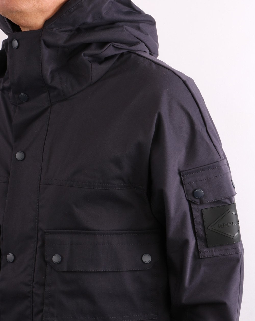 Replay Raptor Jacket Indigo Blue