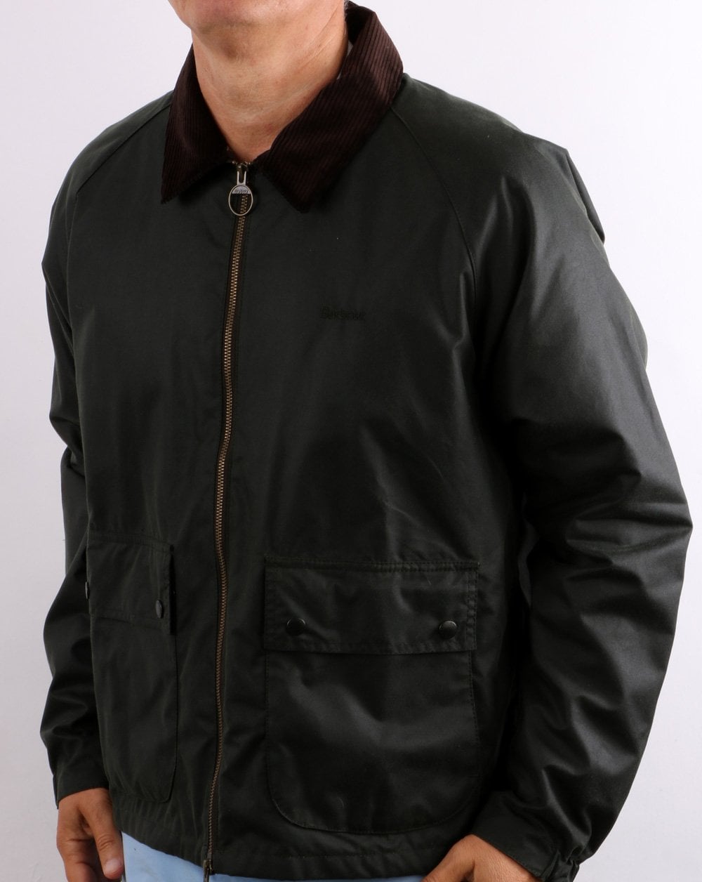 Barbour Dom Wachsjacke Salbeigrün