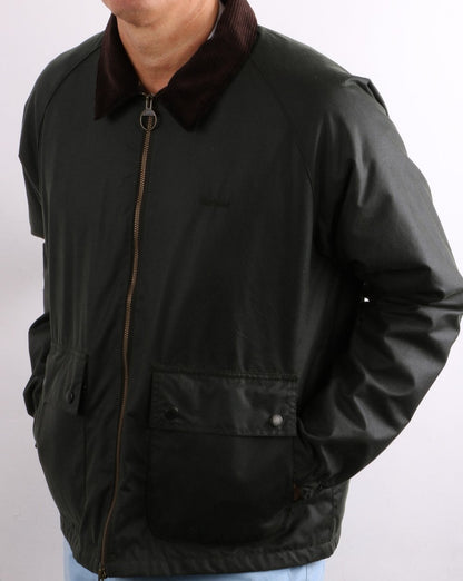 Barbour Dom Wachsjacke Salbeigrün
