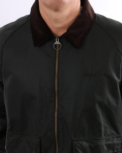 Barbour Dom Wachsjacke Salbeigrün