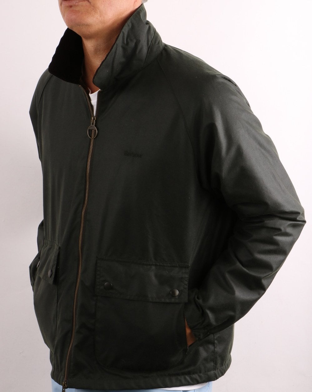 Barbour Dom Wachsjacke Salbeigrün