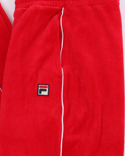 Fila Vintage Terrinda Velours-Trainingshose Rot