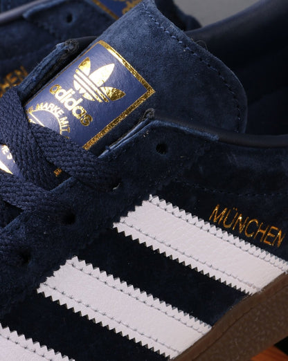 Adidas München Sneaker Premium Navy/Weiß