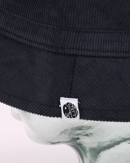 Pretty Green Cord Bucket Hat Marineblau