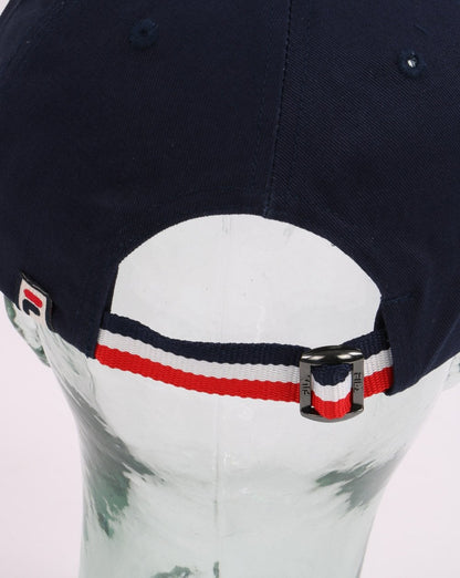Fila Vintage Faite 6 Panel Cap Marineblau