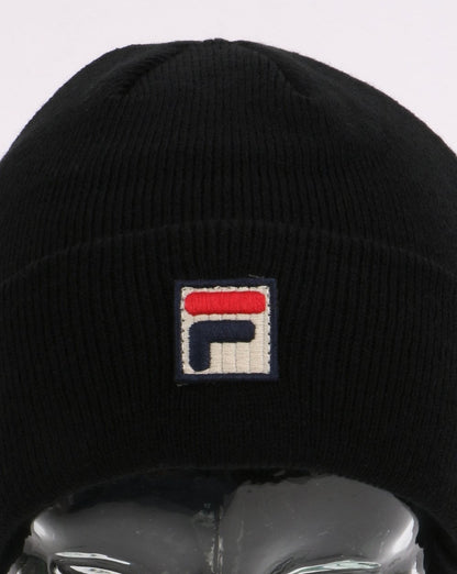 Fila Vintage Kart Beanie Schwarz