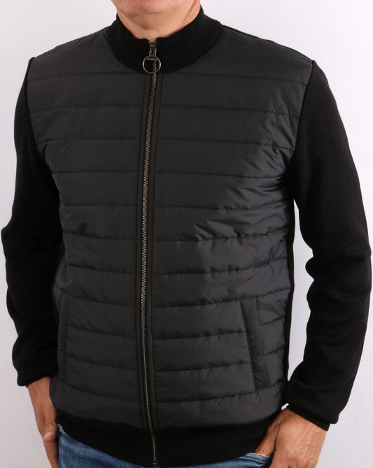Barbour Barbour Cam Baffle Zip Thru Schwarz