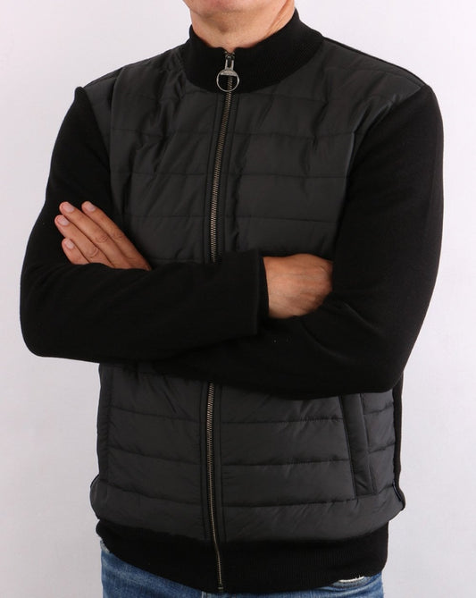 Barbour Barbour Cam Baffle Zip Thru Schwarz