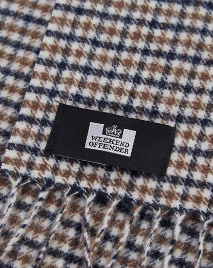 Weekend Offender Karierter Schal, klein kariert