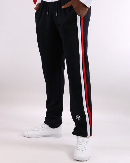 Sergio Tacchini Ghibli Komplett-Trainingsanzug Marineblau/Rot/Weiß