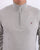 Gant Lambswool Half Zip Light Grey Melange