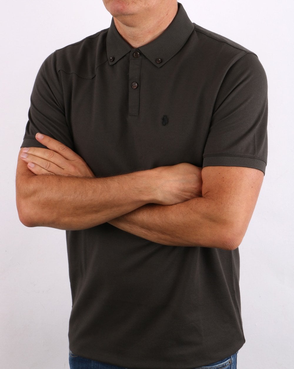 Luke Poloshirt Seal Grey