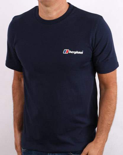 Berghaus – Klassisches Logo-T-Shirt in Marineblau