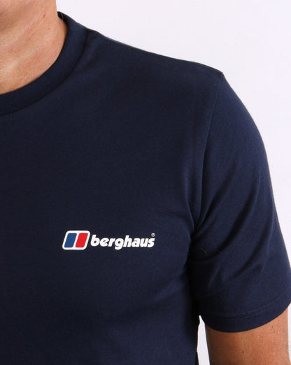 Berghaus – Klassisches Logo-T-Shirt in Marineblau