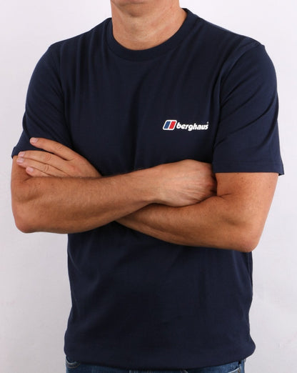 Berghaus – Klassisches Logo-T-Shirt in Marineblau