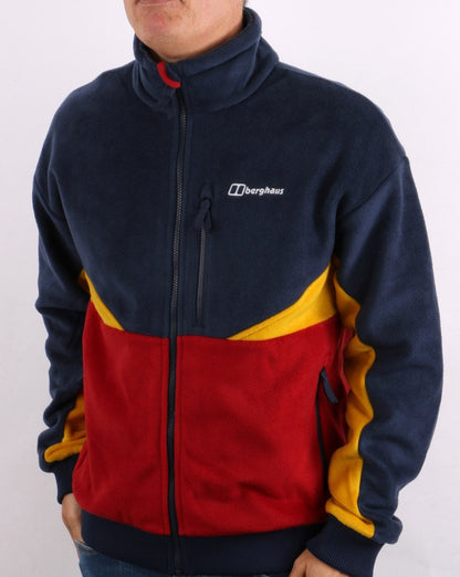 Berghaus Retrorise Fleecejacke Dämmerung/Rot