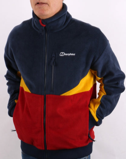 Berghaus Retrorise Fleecejacke Dämmerung/Rot
