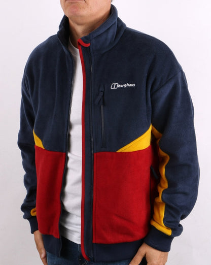 Berghaus Retrorise Fleecejacke Dämmerung/Rot