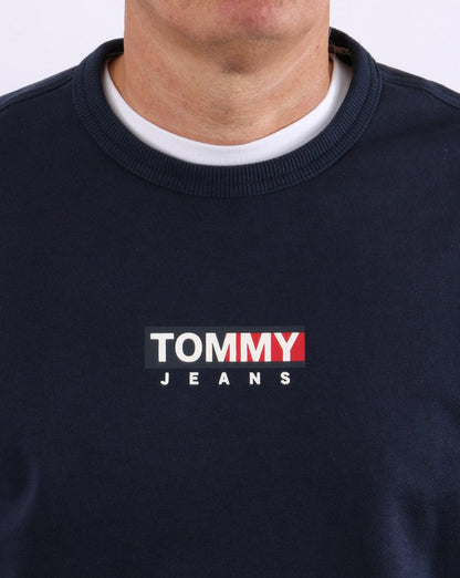 Tommy Jeans – Sweatshirt mit Grafik, Marineblau