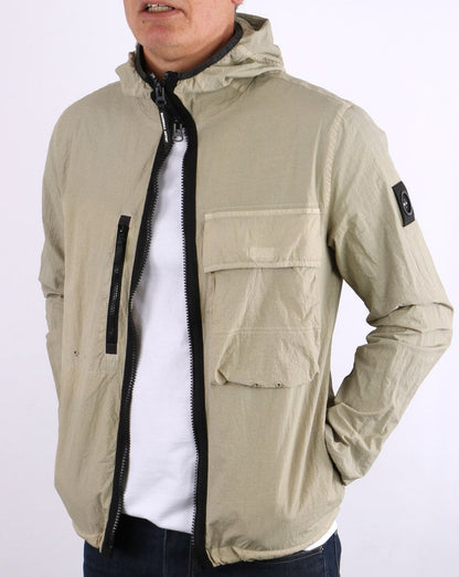 Marshall Artist Gd Kapuzen-Overshirt Stone