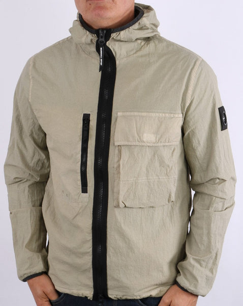 Marshall Artist Gd Hooded Overshirt Stone
