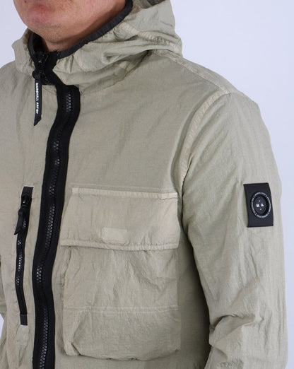 Marshall Artist Gd Kapuzen-Overshirt Stone