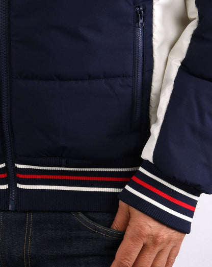 Fila Vintage Watson Pufferjacke Marineblau/Creme