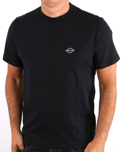 Replay Logo T-Shirt Marineblau