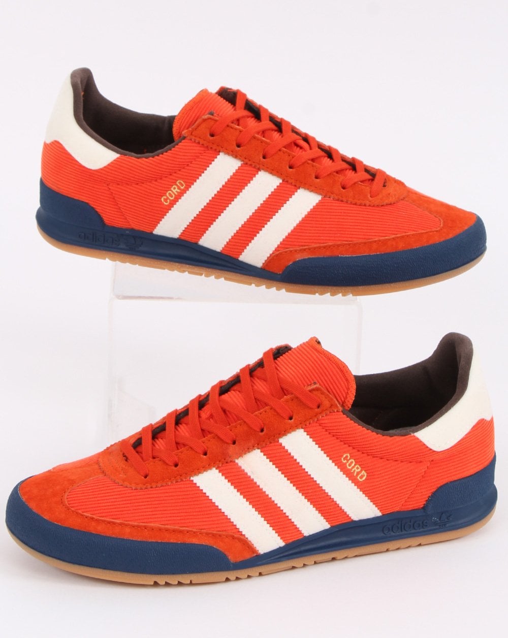 Adidas Cord Sneakers Orange/Off White