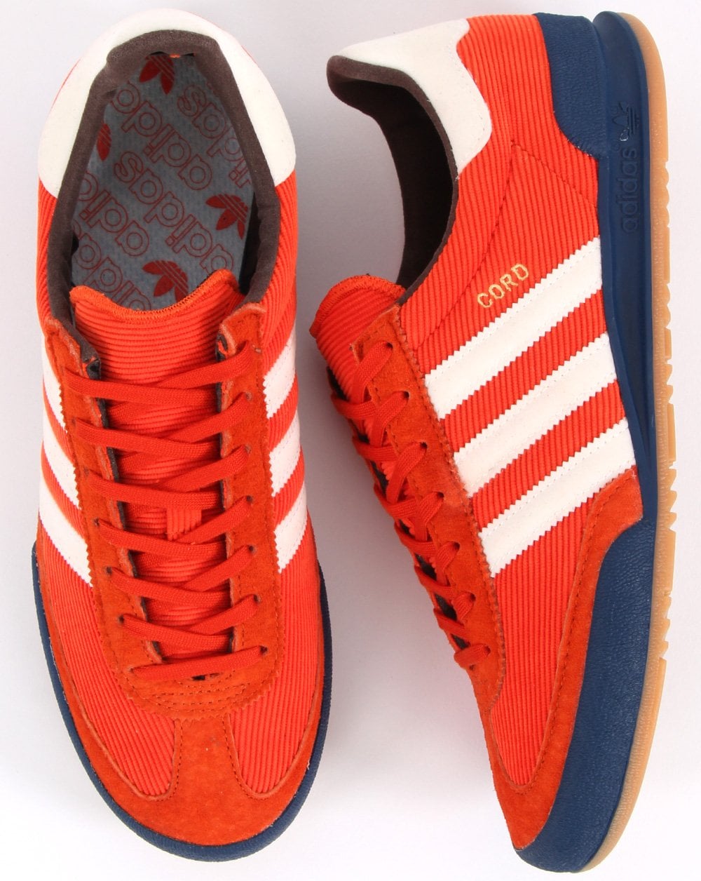 Adidas Cord Sneakers Orange/Off White