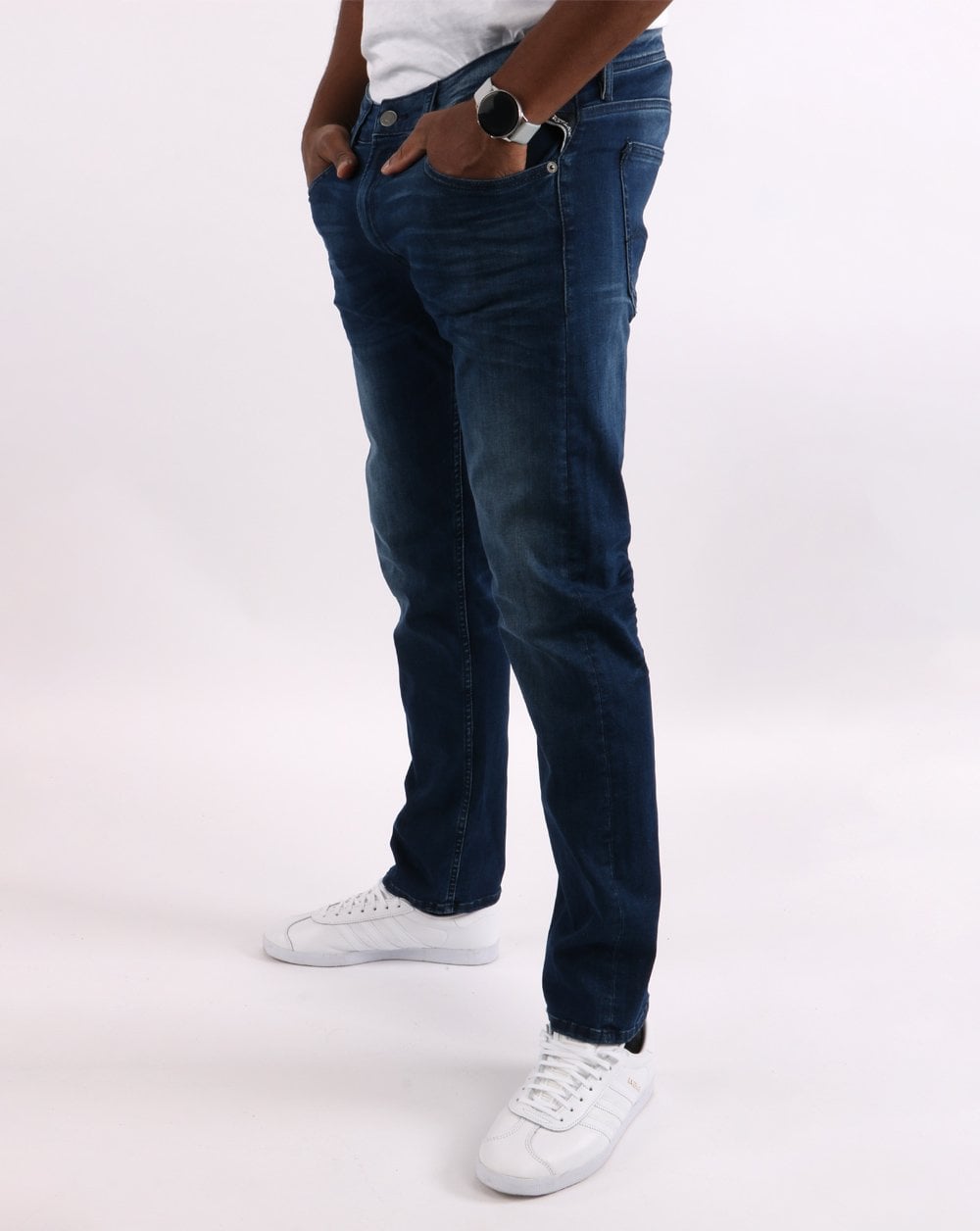Replay Grover Jeans Dunkles Indigo
