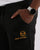 Sergio Tacchini Cuffed Track Pants Black/Gold