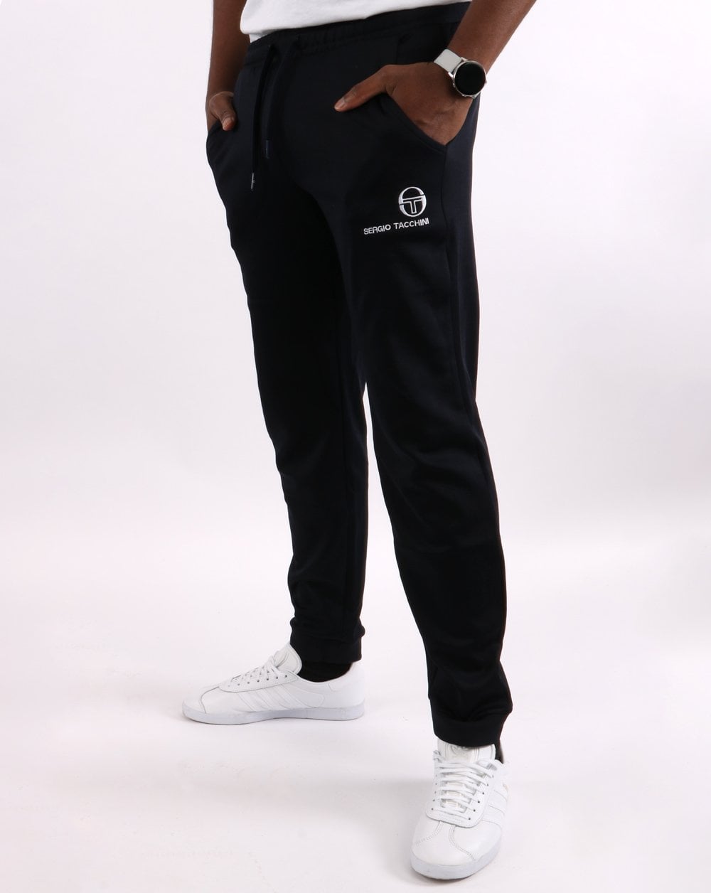 Sergio Tacchini Cuffed Track Pants Navy