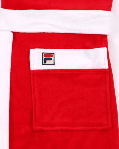 Fila Vintage Morgenmantel Rot/Weiß